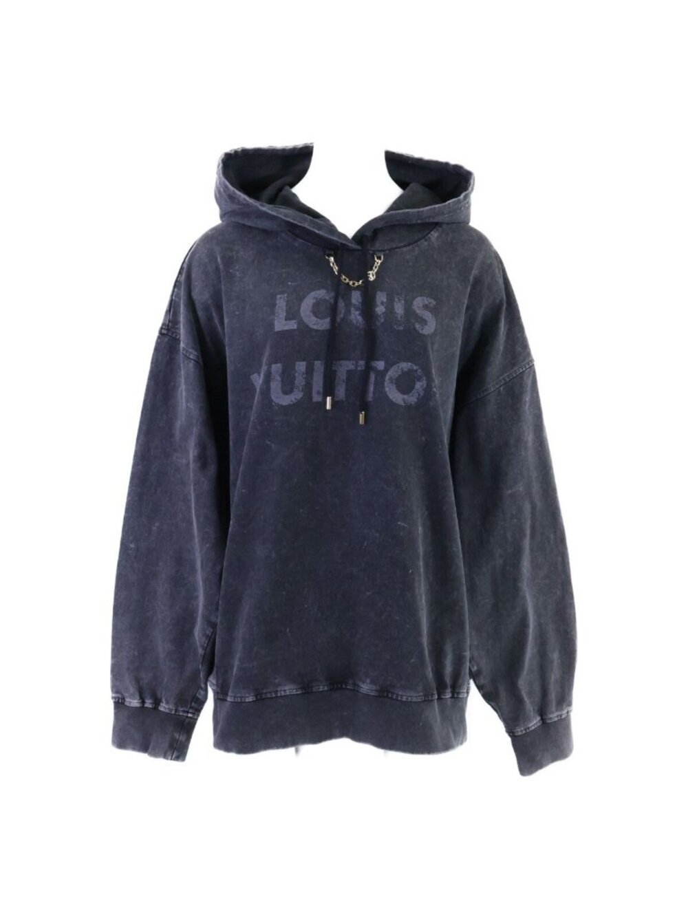 Louis Vuitton Vintage Effect Pullover Hoodie XL